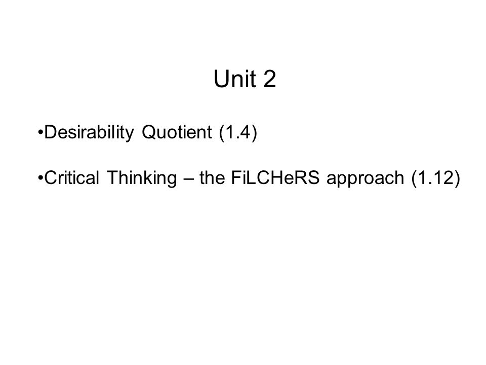 Critical Thinking Paper 2 Revision